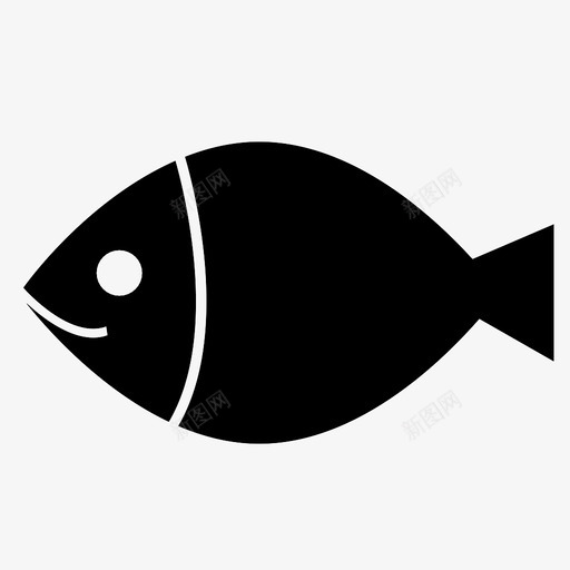 鱼鱼类海洋图标svg_新图网 https://ixintu.com 海洋 海洋生物 海洋食物 海鲜 鱼 鱼类