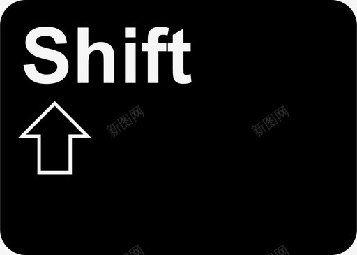 shiftmac键盘图标svg_新图网 https://ixintu.com mac键盘 shift