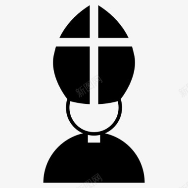 主教宗教教皇图标图标