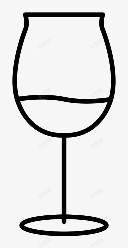 采购产品玻璃杯酒杯器皿图标svg_新图网 https://ixintu.com 器皿 玻璃器皿 红酒 葡萄 葡萄酒和香槟 酒杯 采购产品玻璃杯