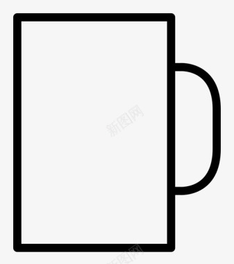 马克杯浓缩咖啡饮料图标图标