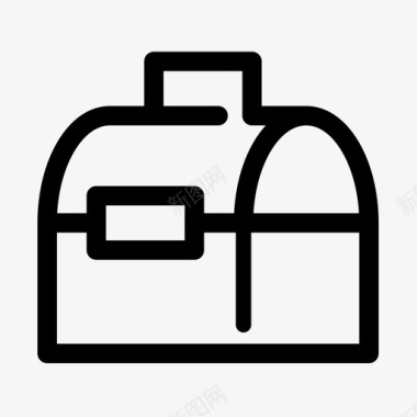 午餐盒工具箱午餐桶图标图标