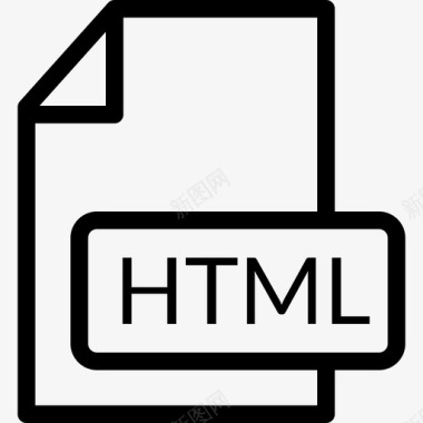 html文件插图线条图标图标