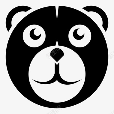 熊泰迪熊填充动物图标图标
