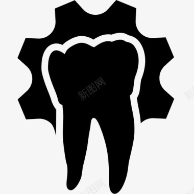 牙齿牙医口腔卫生图标图标