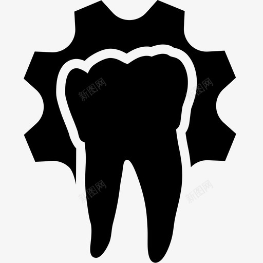 牙齿牙医口腔卫生图标svg_新图网 https://ixintu.com 口腔卫生 牙医 牙齿 牙齿服务