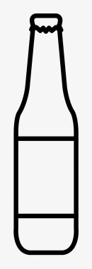 啤酒瓶烈酒啤酒图标图标