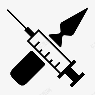 疫苗保健针头图标图标