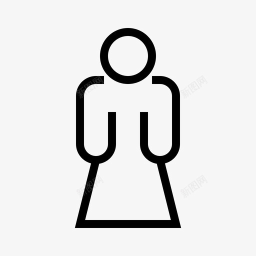 人用户配置文件腿图标svg_新图网 https://ixintu.com 人 头 女人 女孩 女性 手臂 用户配置文件 腿 身体
