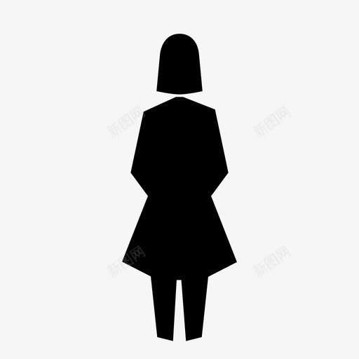 女士女士浴室洗手间图标svg_新图网 https://ixintu.com 人 女士 女士浴室 女孩 女性 女性洗手间 洗手间 用户