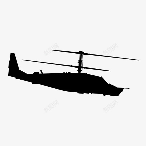 直升机飞机黑鲨图标svg_新图网 https://ixintu.com 军用飞机 直升机 飞机 黑鲨