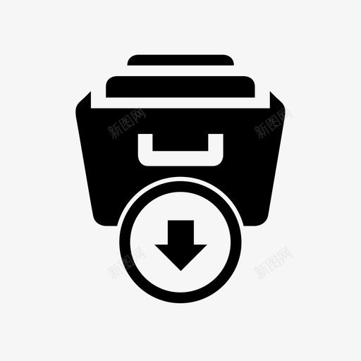 文件夹存档箭头图标svg_新图网 https://ixintu.com 下载文件 下载文件夹 存档 技术 案例 箭头 计算机