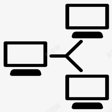 网络计算机计算机网络图标图标