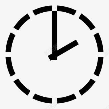 时钟设置时间告诉时间图标图标