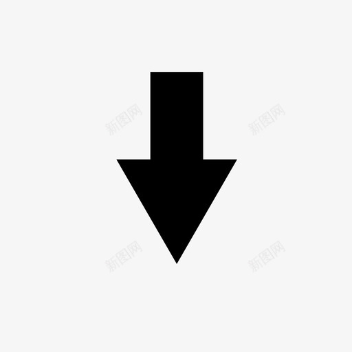箭头指南指示器图标svg_新图网 https://ixintu.com 向下移动 导航 指南 指示器 最小 标记 移动 箭头 箭头1 线