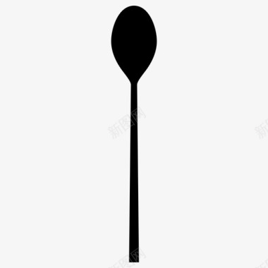 勺子厨师餐具图标图标