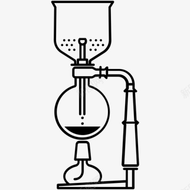 科纳真空啤酒厨房滴灌咖啡图标图标