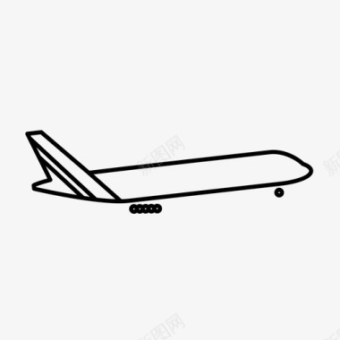 飞机空中客车飞行图标图标