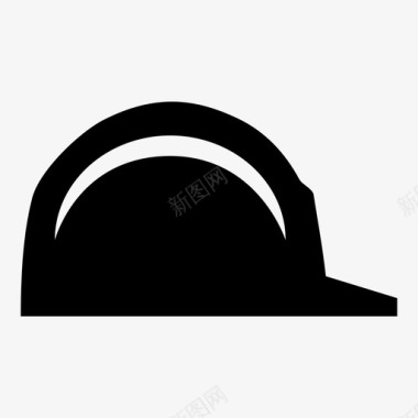 安全帽防护头图标图标