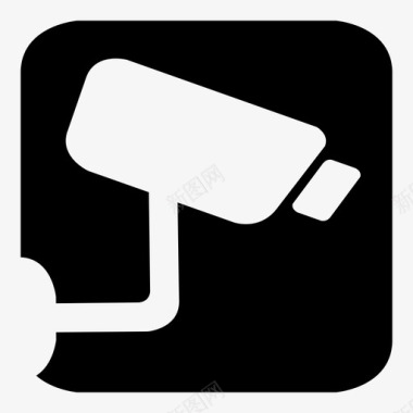闭路电视摄像机伦敦卡姆登区图标集图标