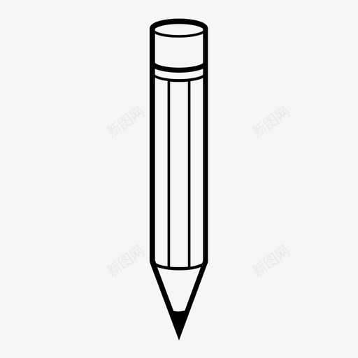 采购产品铅笔铅笔钢笔图标svg_新图网 https://ixintu.com 器具 学校 尺子 工具 教学 素描 绘画用具 采购产品铅笔 钢笔 铅笔