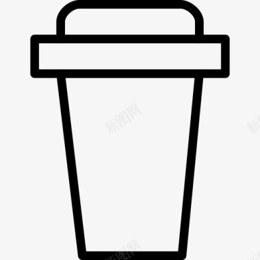 咖啡奶油浓缩咖啡图标图标