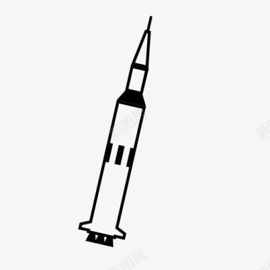 火箭太空旅行太空船图标图标