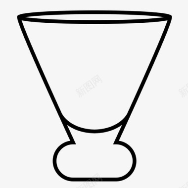 鸡尾酒世界杯酒杯图标图标