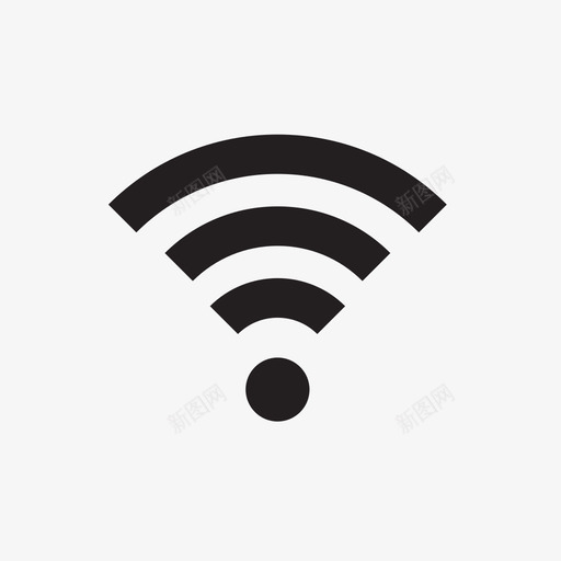 wifi信号传输图标svg_新图网 https://ixintu.com wi-fi wifi wifi信号 传输 信号 无线 无线信号 波形