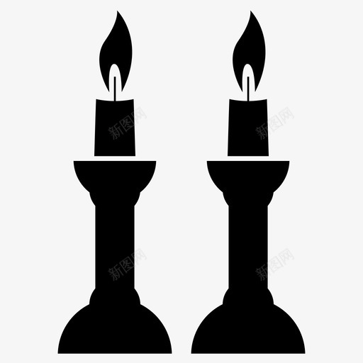 采购产品蜡烛烛台青年党图标svg_新图网 https://ixintu.com 传统 点燃蜡烛 烛台 照明 犹太 犹太传统 犹太教 祈祷 采购产品蜡烛 青年党