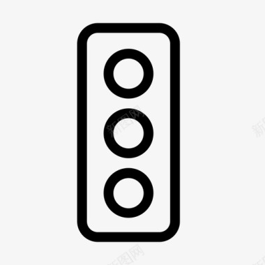 红绿灯停路图标图标