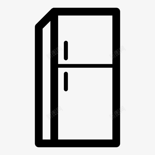 冰箱冷藏食品安全图标svg_新图网 https://ixintu.com 冰箱 冷藏 家用 家用电器 装配 食品安全
