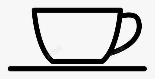 马克杯茶杯爪哇咖啡图标图标