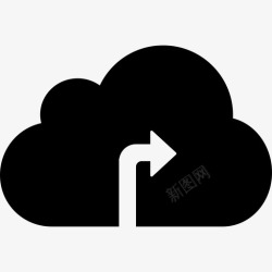 云上服务共享共享云数据图标高清图片