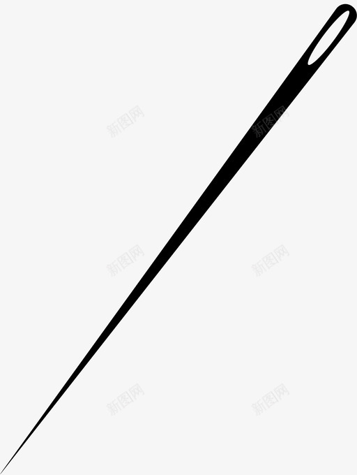 针缝纫缝线图标svg_新图网 https://ixintu.com 下摆 修理 粘合 紧固 缝合 缝纫 缝线 连接 针