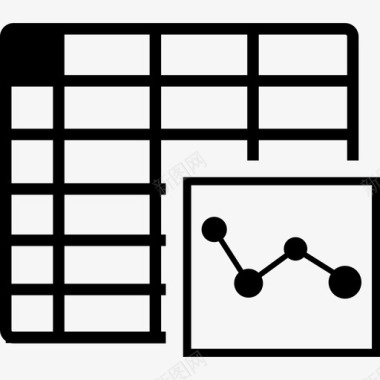 电子表格图表工具和器具计算机和媒体1图标图标