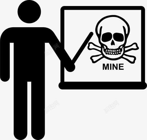 risk education used for mine risk education图标svg_新图网 https://ixintu.com risk education used for mine risk education