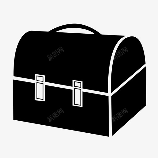 饭盒工具箱小吃图标svg_新图网 https://ixintu.com 小吃 工作 工具箱 食物 饭 饭桶 饭盒