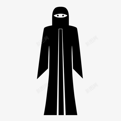 女性强壮沙特阿拉伯图标svg_新图网 https://ixintu.com niqab 个人 中东 头巾 女性 强壮 斗篷 沙特阿拉伯 穆斯林 迪拜