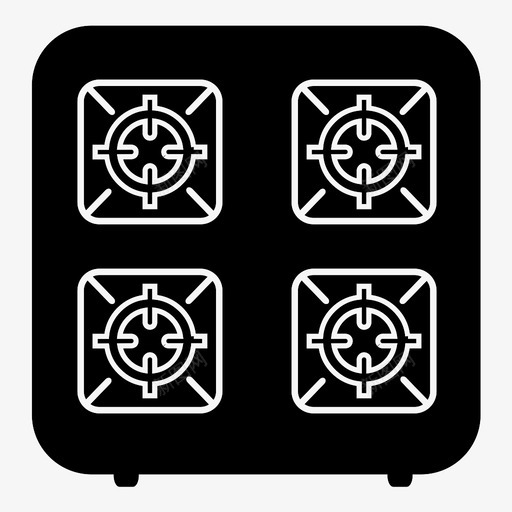 炉子烹饪煤气炉图标svg_新图网 https://ixintu.com 厨房 厨房炉子 炉子 烹饪 煤气炉