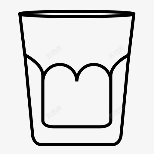 岩石标准酒杯图标svg_新图网 https://ixintu.com 岩石标准 酒杯
