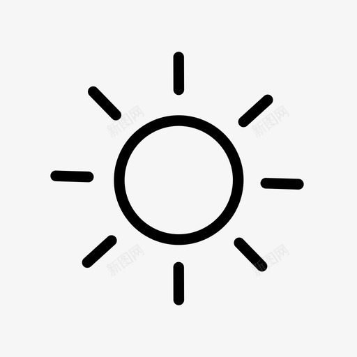太阳炎热的天气自然图标svg_新图网 https://ixintu.com 天气01 天气状况 太阳 晴天 晴朗 炎热 炎热的天气 自然 阳光