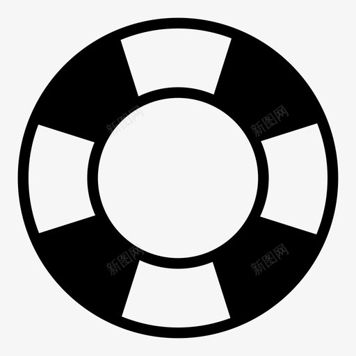 浮标保护安全图标svg_新图网 https://ixintu.com sos 保护 安全 支援 救生圈 水 浮标 海上 海洋 潮汐