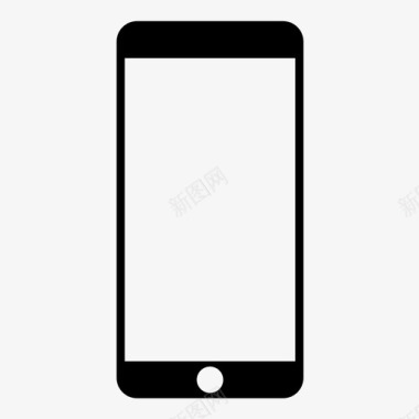 iphone移动电话纵向图标图标