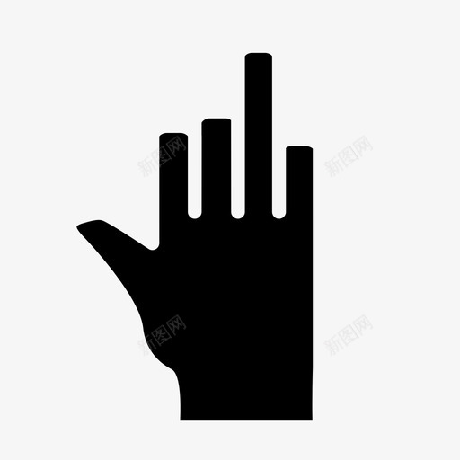 手人手手势图标svg_新图网 https://ixintu.com 人手 手 手势 手指 指骨 附肢