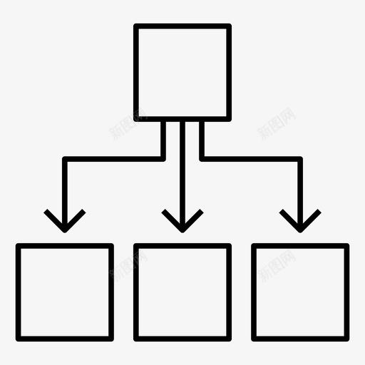 流程图工作职业图标svg_新图网 https://ixintu.com 人员 关系 办公室内部 大纲 工作 流程图 组织结构图 职业 责任 部分