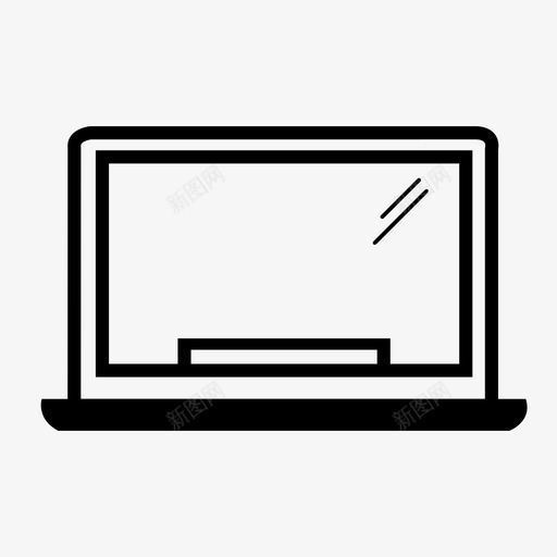 笔记本电脑技术原型图标svg_新图网 https://ixintu.com 个人电脑 仿冒时髦 原型 技术 时髦 时髦图标 电子 笔记本电脑