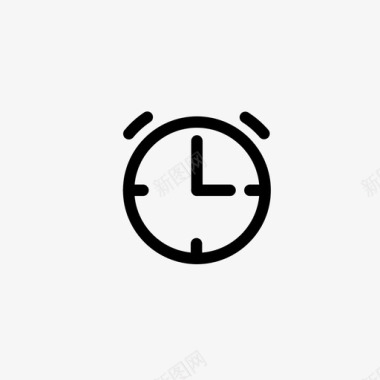 闹钟用户界面时间图标图标