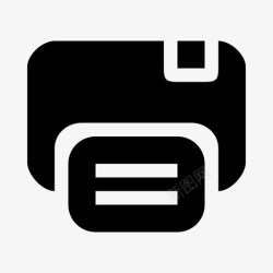 打印凭条出口打印机打字机打印图标高清图片