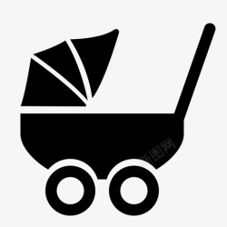 幼儿推车婴儿车儿童婴儿图标高清图片